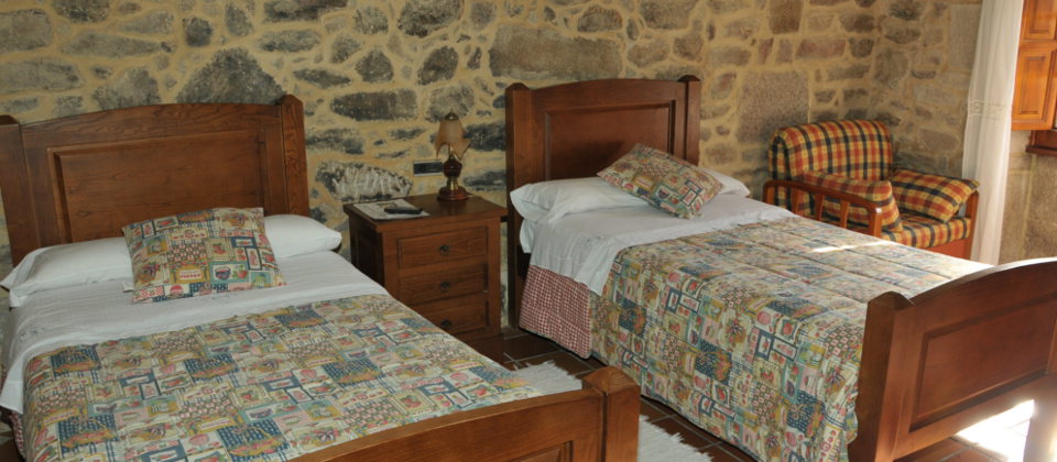 Turismo Rural en As Rías Baixas con habitaciones confortables y modernas